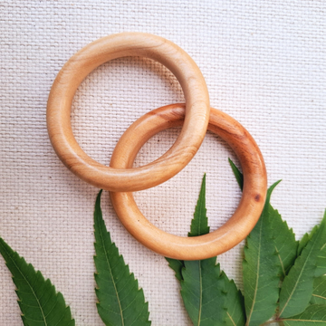 Neem Wood Ring Teethers Babycov